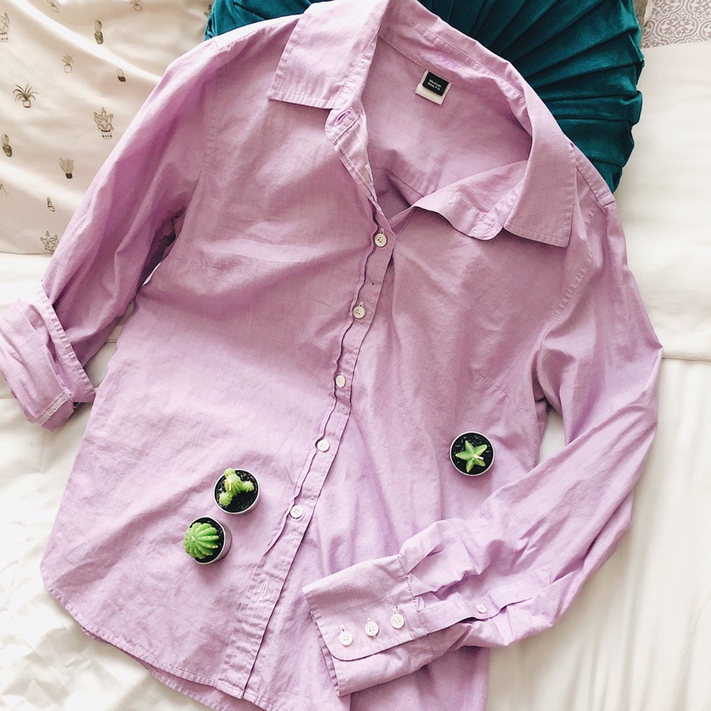 J. Crew - Purple Button Down